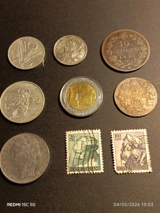 Lote monedas antiguas Italia