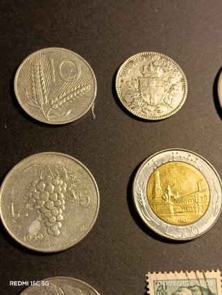 Lote monedas antiguas Italia