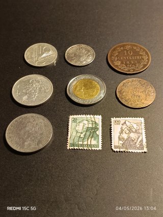 Lote monedas antiguas Italia