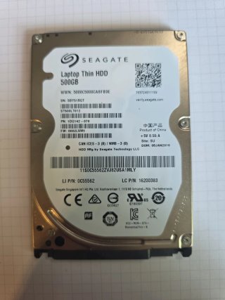 Seagate 500 HDD  2.5
