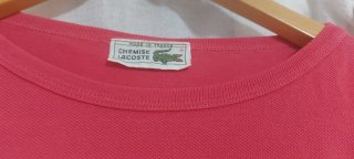Camiseta Lacoste Rosa