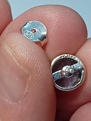 Pendientes Plata Ley topacio místico