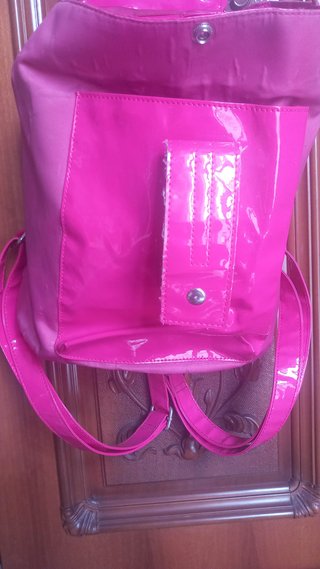 Zainetto Camomilla rosa vernice