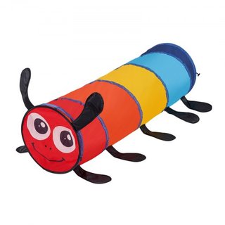 Túnel de Juego para Niños, Colorido Túnel de Arrastre en Forma de Oruga para Bebés o Mascotas, Regalo Colapsable para Niños y Niñas, Túnel de Juego Interior y Exterior, Multicolor