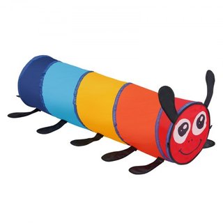 Túnel de Juego para Niños, Colorido Túnel de Arrastre en Forma de Oruga para Bebés o Mascotas, Regalo Colapsable para Niños y Niñas, Túnel de Juego Interior y Exterior, Multicolor