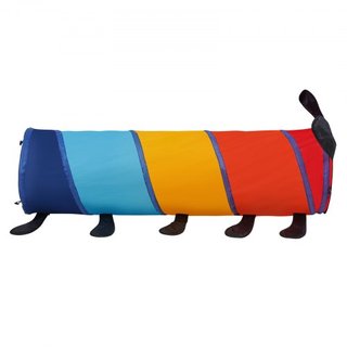 Túnel de Juego para Niños, Colorido Túnel de Arrastre en Forma de Oruga para Bebés o Mascotas, Regalo Colapsable para Niños y Niñas, Túnel de Juego Interior y Exterior, Multicolor