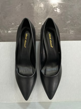 Zapato salón tacón 7 cm talla 38 negro nuevos