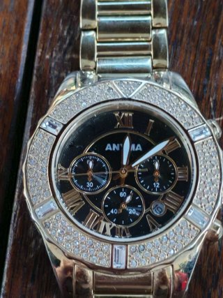 Orologio ANYMA donna oro nero da sistemare