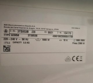 Lavadora Balay Electronic 6