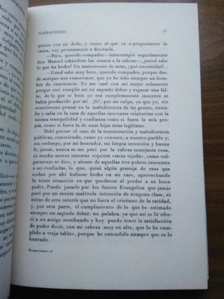Libro Narraciones que parecen cuento