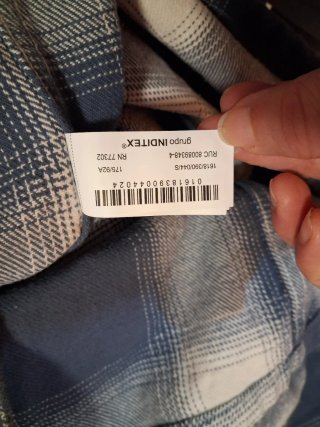 Camisa Zara cuadros  franela
