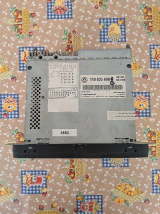 Radio RNS510 LED (2010) VW con PIN + modulo BT 7P6