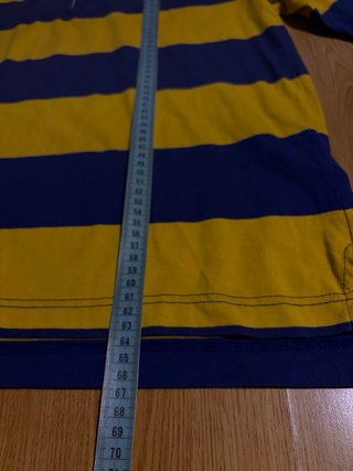 Polo Burberry Abeja Rayas Azul Amarillo