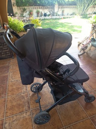 Carrito bebé Interbaby negro