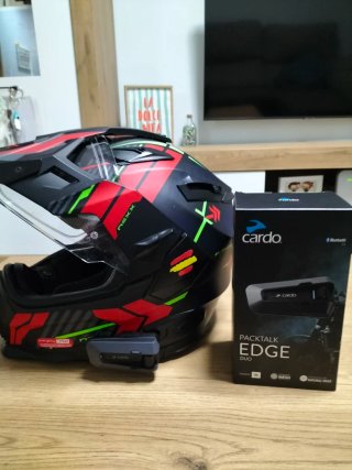 Casco Moto Nexx con Intercomunicador Cardo