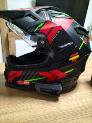 Casco Moto Nexx con Intercomunicador Cardo