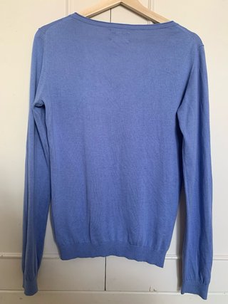 Jersey Massimo Dutti pico V azul