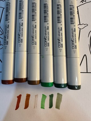 Pack 6 Rotuladores Copic Sketch (1 seco)