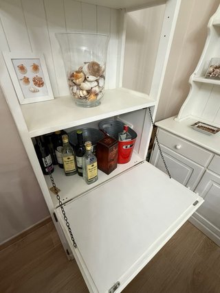 Mueble Bar Blanco Madera
