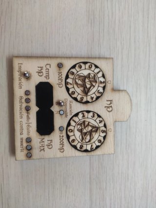 Caja Marcadores Madera D&D