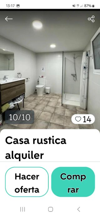Alquiler casa vacacional en plena naturaleza