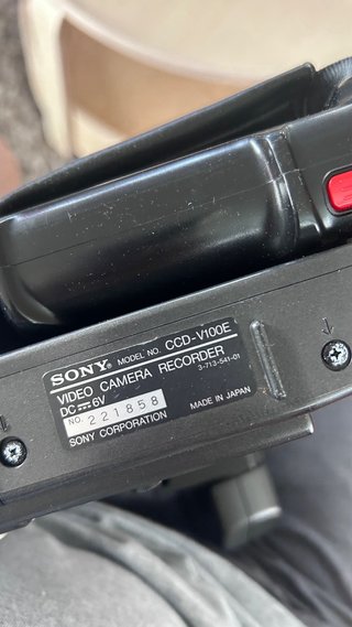 Videocámara Sony V8 Pro CCD-V100E