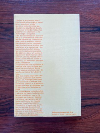 Sol y Arquitectura / Arquitectura bioclimática