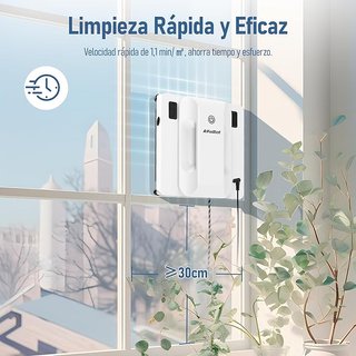 Robot Limpiacristales Automático con Spray