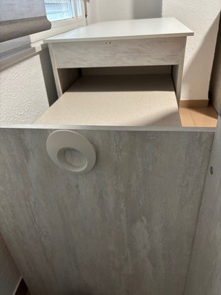 Mueble combinado zapatero y estanterías
