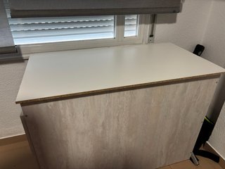 Mueble combinado zapatero y estanterías