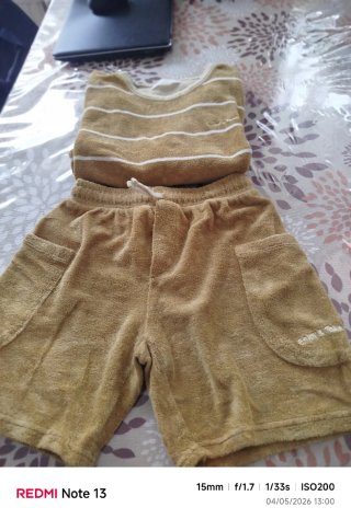 Conjunto niño verano talla 9