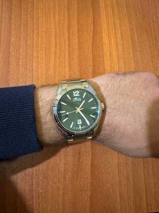 Reloj Lotus esfera Verde