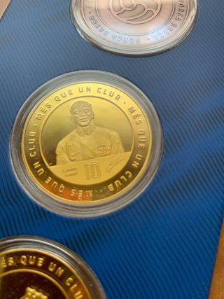 Colección 5 Monedas FC Barcelona