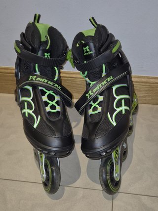 Patines en Línea Talla 41 Negro/Verde