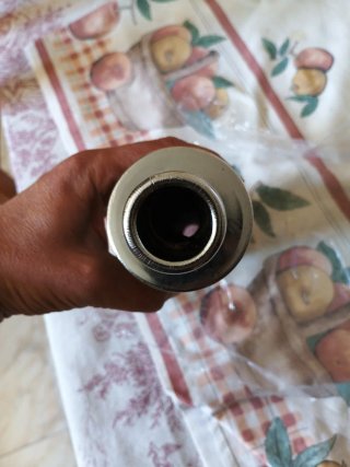 Cola de escape R carbono