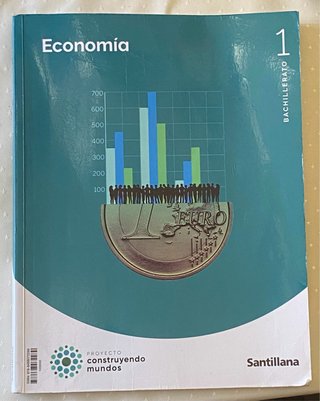 Libro de economía, 1 Bachillerato.