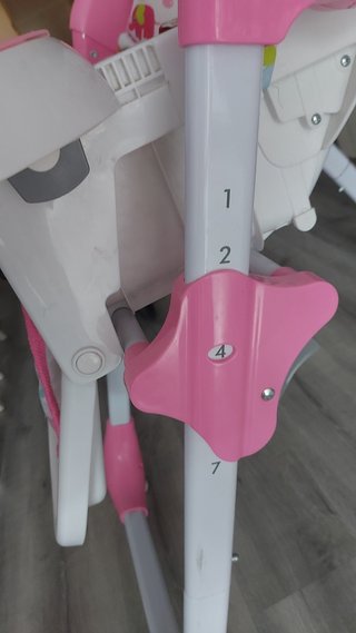 Trona de bebé evolutiva con estampado de elefantes