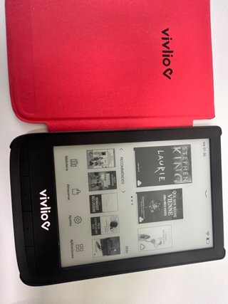 Ereader Vivlio Touch Lux 5 + Funda Roja