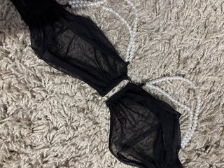 Yamamay Bandeau Negro Perlas