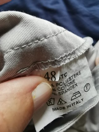 Set casacca e pantaloni grigio