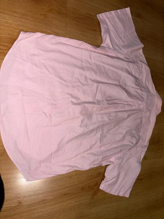 Camisa Yves Saint Laurent rosa cuadros