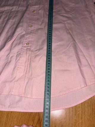 Camisa Yves Saint Laurent rosa cuadros