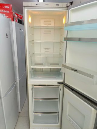 Nevera combi Siemens Acero Inoxidable 200/60cm A+