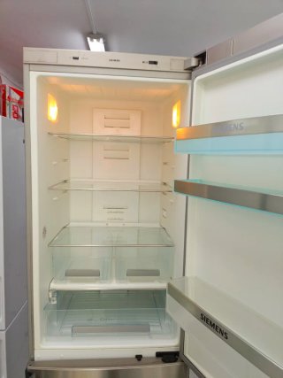 Nevera combi Siemens Acero Inoxidable 200/60cm A+