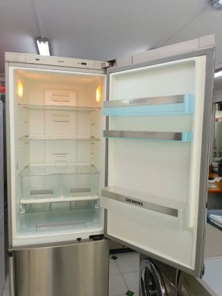 Nevera combi Siemens Acero Inoxidable 200/60cm A+