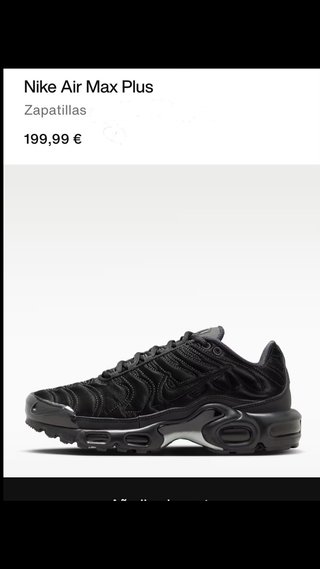 Nike TN Air Max Plus Negras