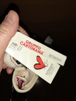 Borsetta Sweet Years panna con cuore