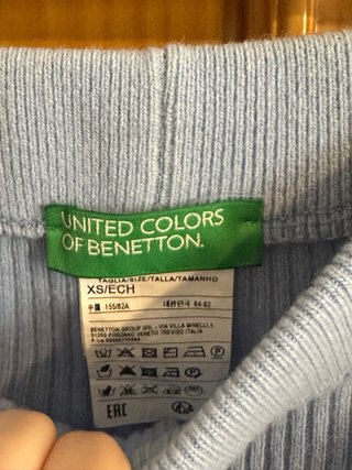 Pantalones campana algodón azul