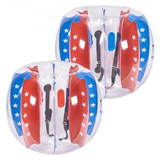 Bolas Inflables de Choque 2-Pack, Bolas Zorb de Cuerpo de 4FT/1.2M para Niños y Adolescentes, Bolas de Burbuja Humana de PVC Duradero para Juegos de Equipo al Aire Libre, Juguetes de Choque para P...