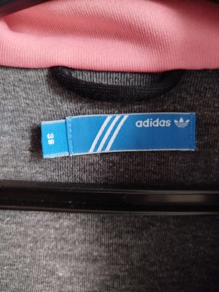 Chaqueta Adidas Retro Negra y Rosa Talla S